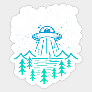 abduction Sticker